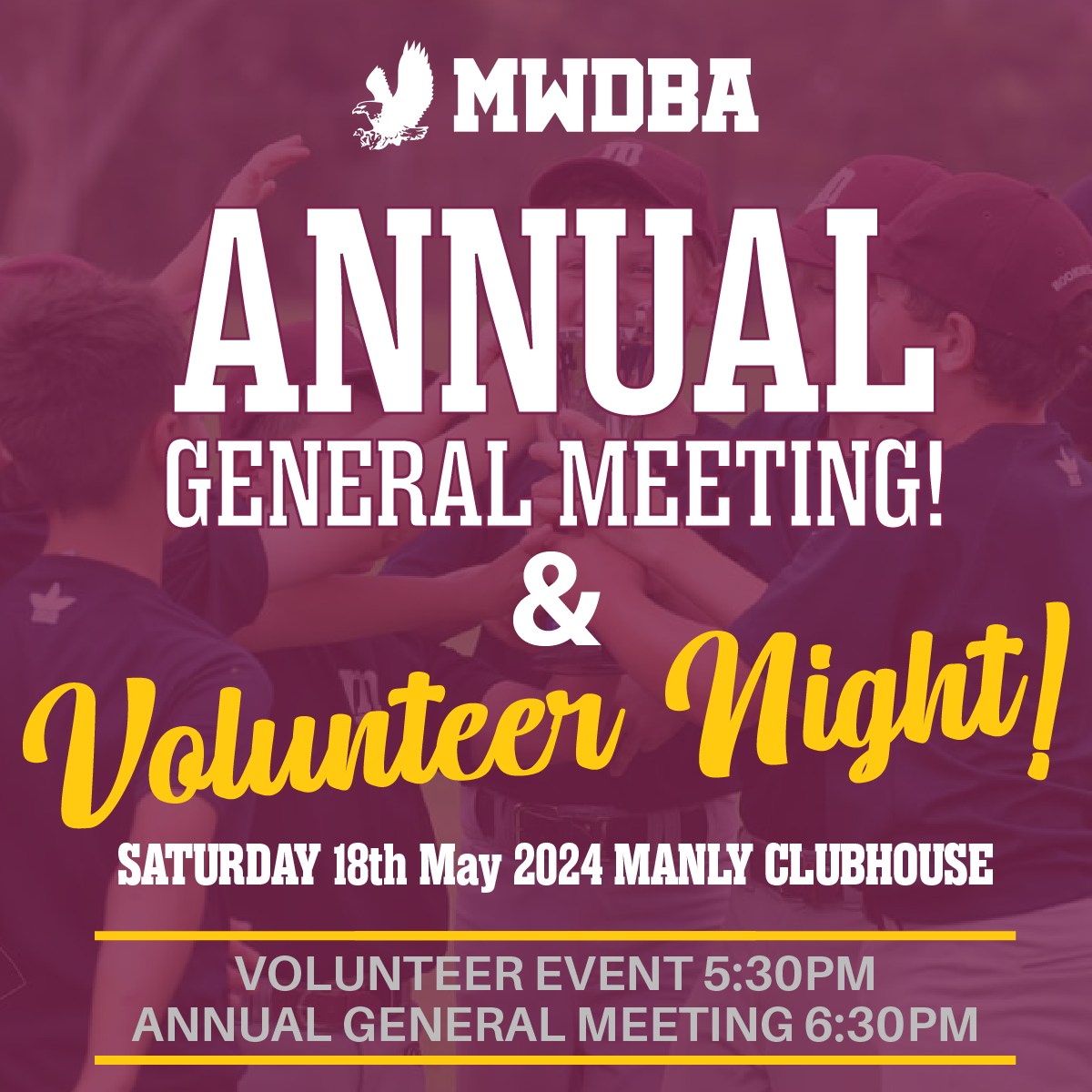 Annual General Meeting & Volunteers Night 2024